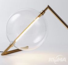 Amore lampka stołowa led 12W 3000K 960lm złota matowa